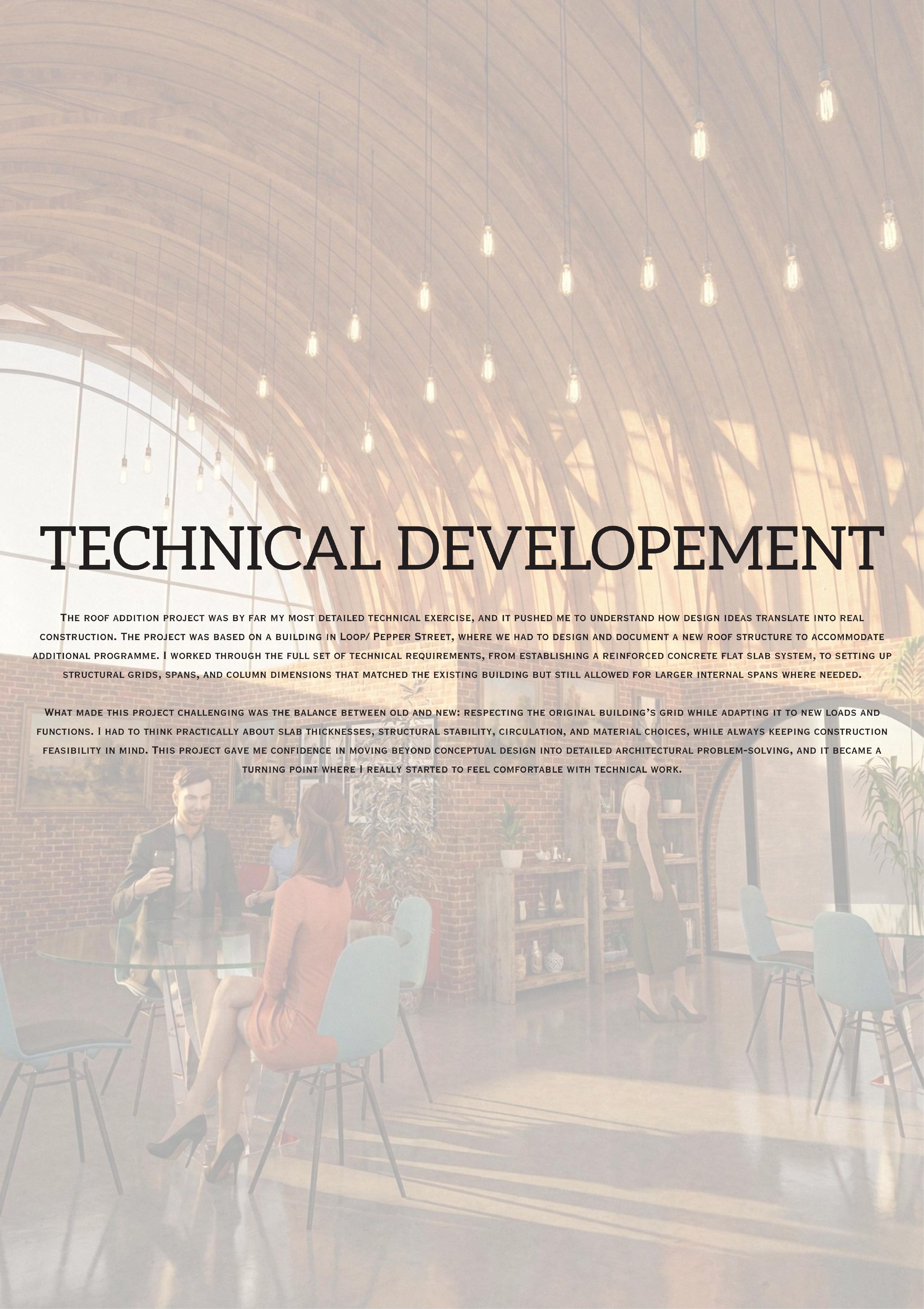 Blooming Brick — interior arches with apartment cutaway